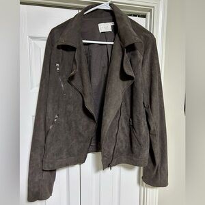 Charcoal Grey Suede Jackets